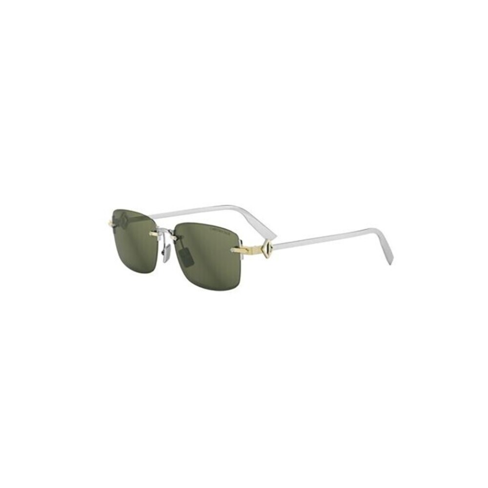 Dior Rimless Rectangular Dior Sunglasses With Gol… - image 2
